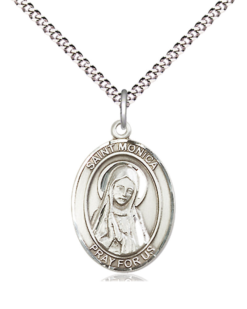 Women's Pewter Oval St. Monica Medal