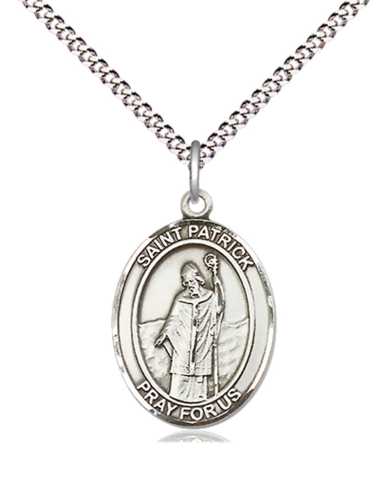 Women's Pewter Oval St. Patrick Medal