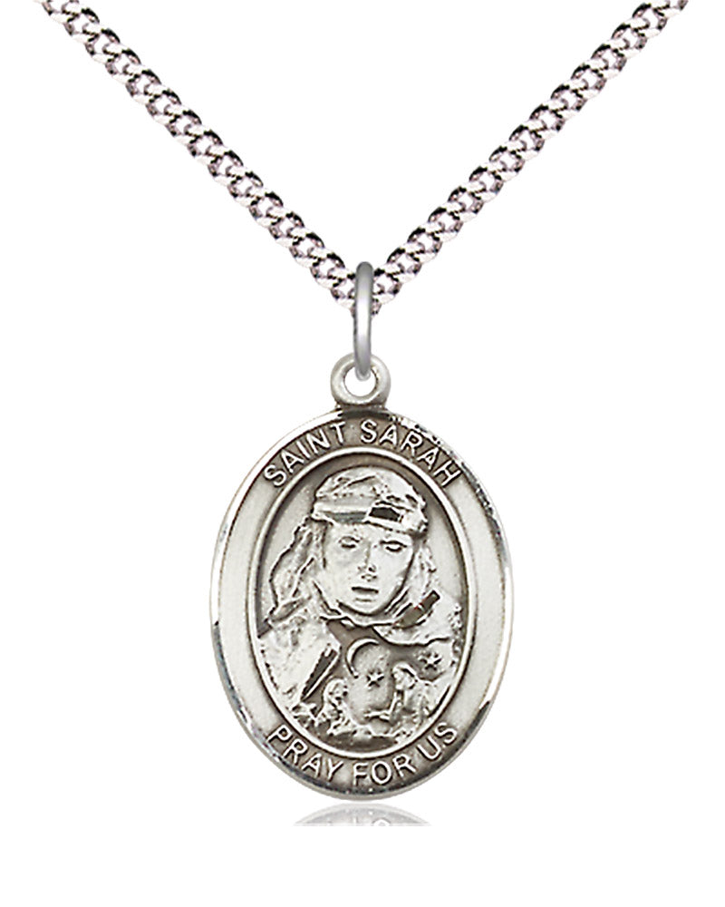 Women's Pewter Oval St. Sarah Medal