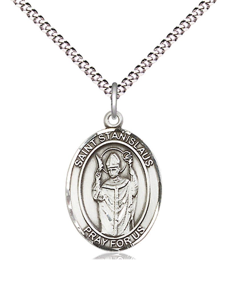 Women's Pewter Oval St. Stanislaus Medal