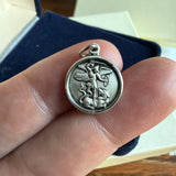 St. Michael the Archangel Dainty Medal, Sterling Silver